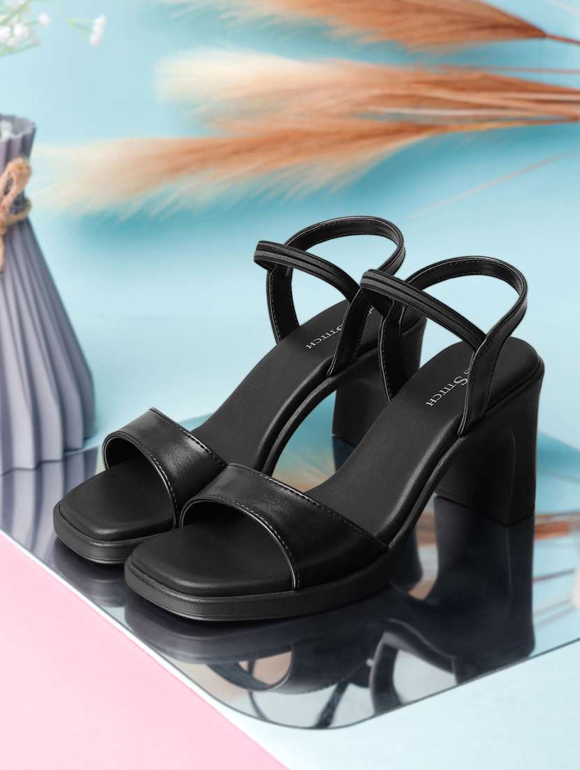 women solid ankle strap sandal - 21748372 - Standard Image - 1
