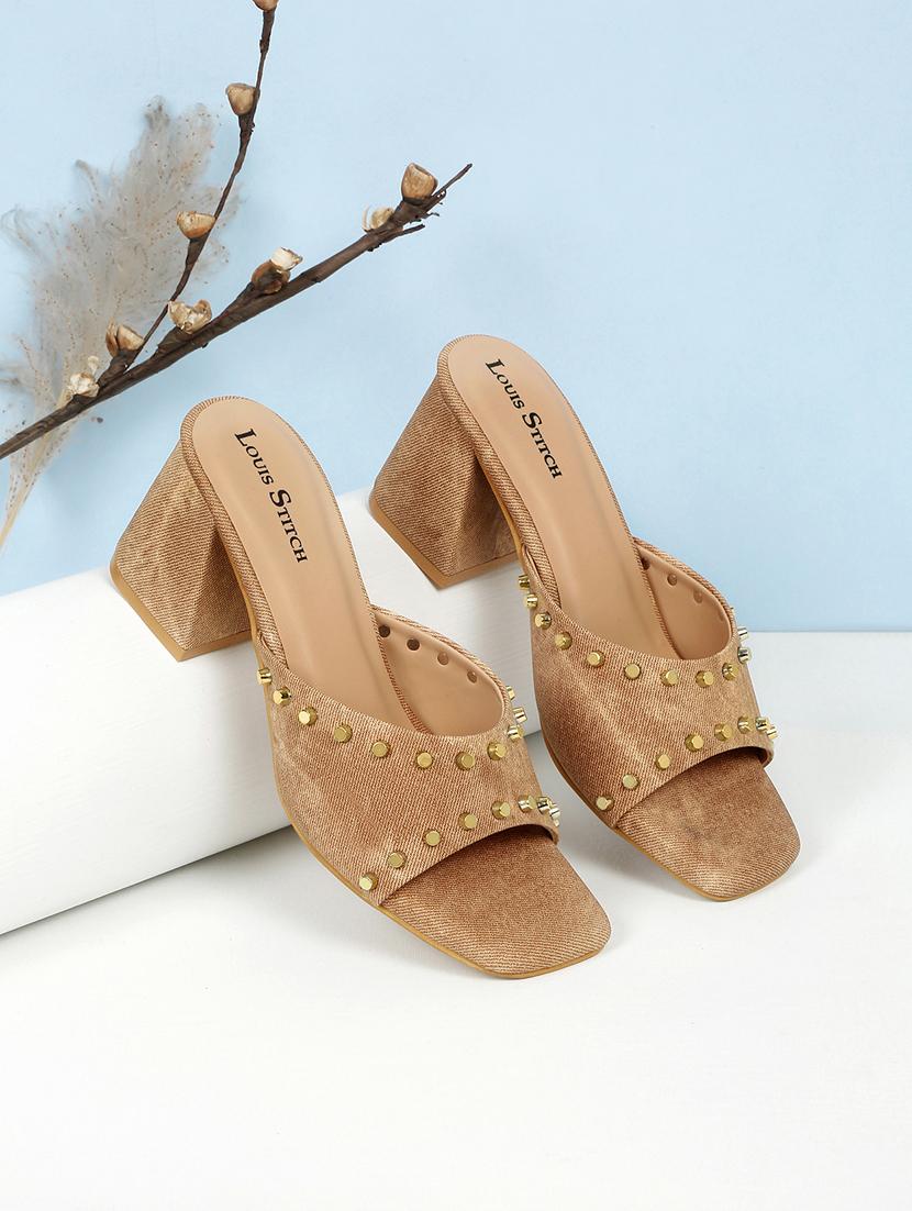 women beige slip on sandal - 21748379 -  Zoom Image - 0