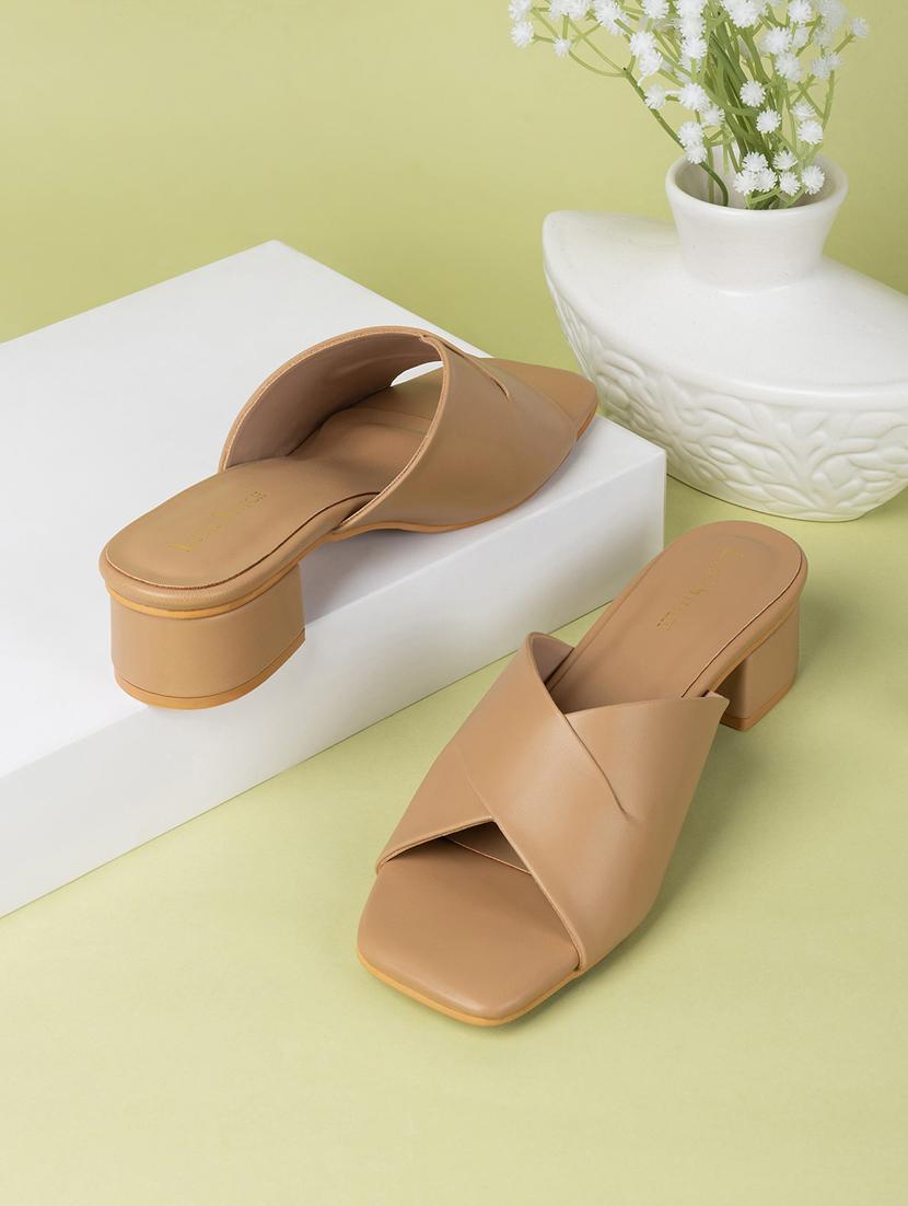 women beige slip on sandal - 21748381 -  Zoom Image - 0