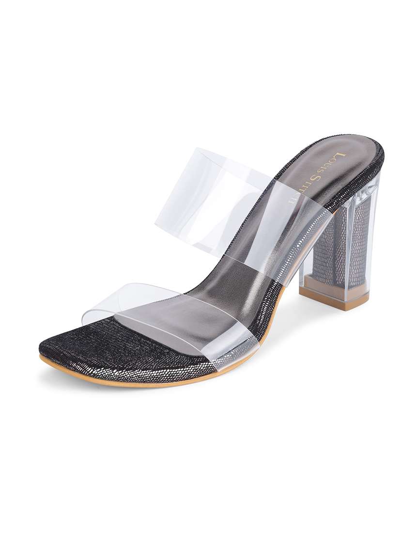 women black slip on sandal - 21748386 -  Standard Image - 4