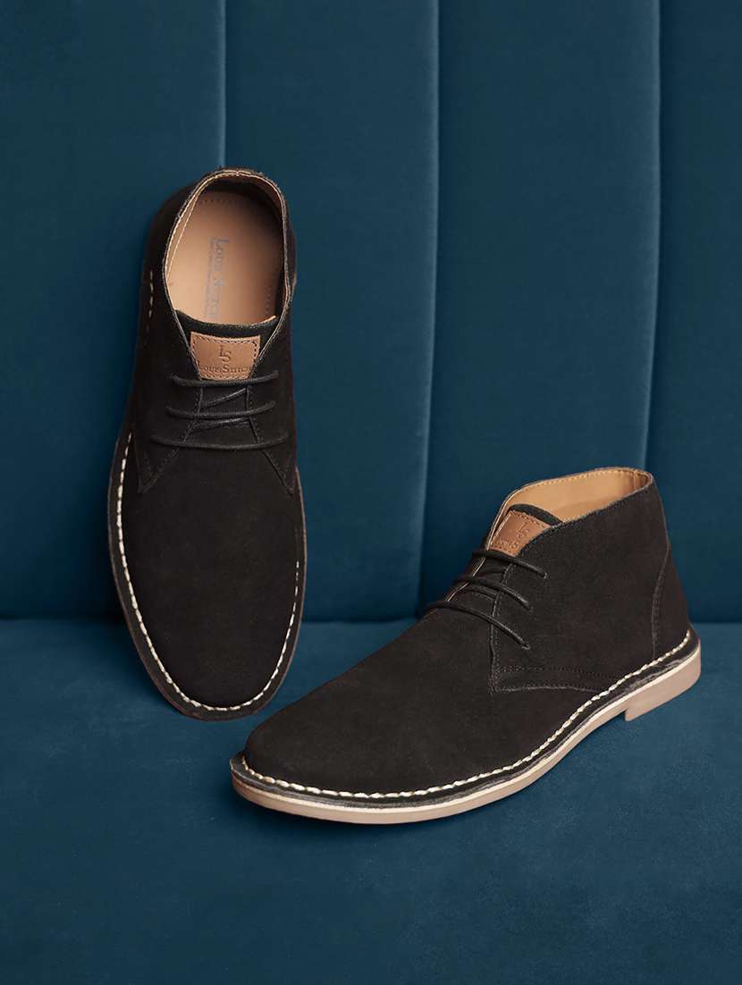men solid lace up boots - 21748449 - Zoom Image - 0