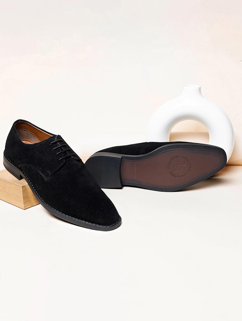 men solid lace-up derbys - 21748459 -  Standard Image - 1