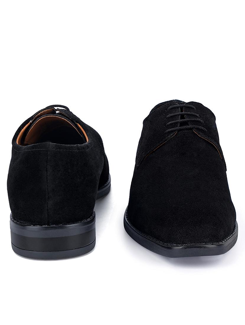 men solid lace-up derbys - 21748459 - Standard Image - 4