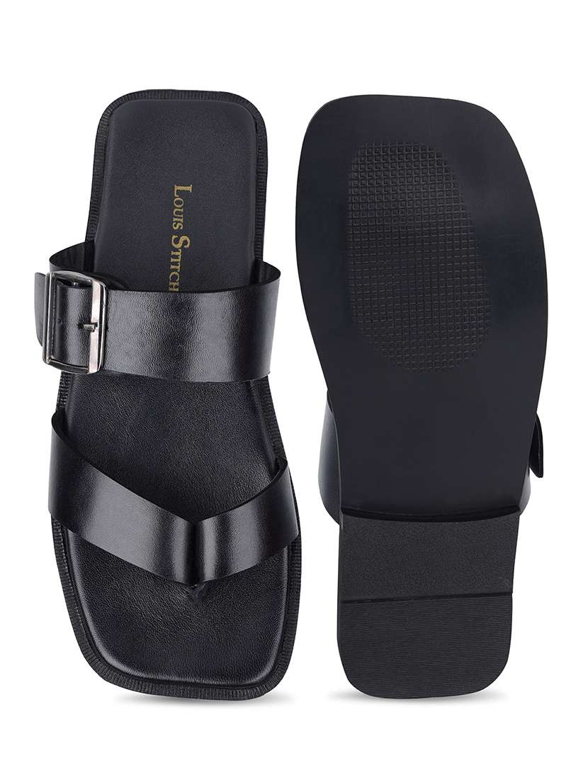 men solid toe separator sandal - 21748463 -  Standard Image - 4