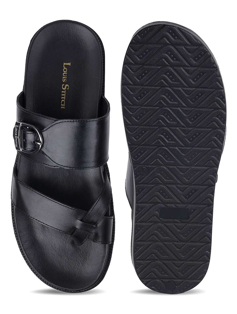 men solid toe separator sandal - 21748466 -  Standard Image - 4