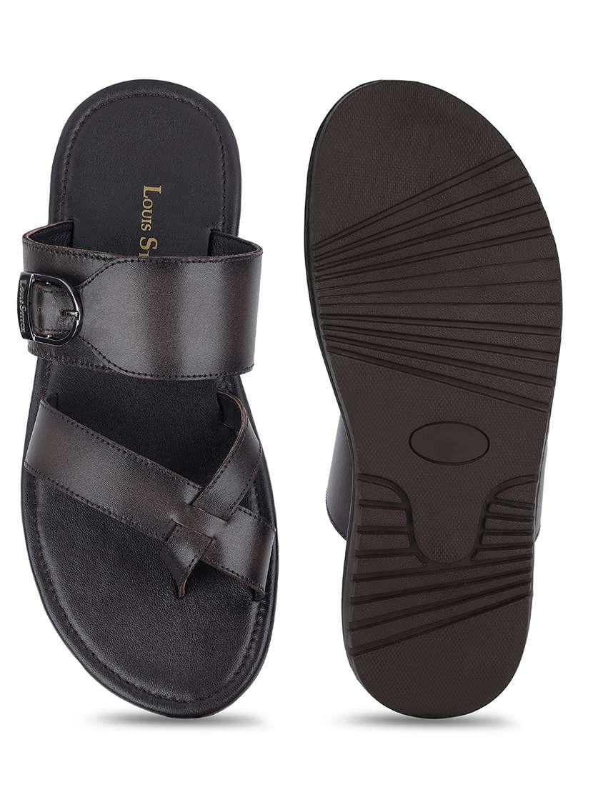 men solid toe separator sandal - 21748469 -  Standard Image - 4