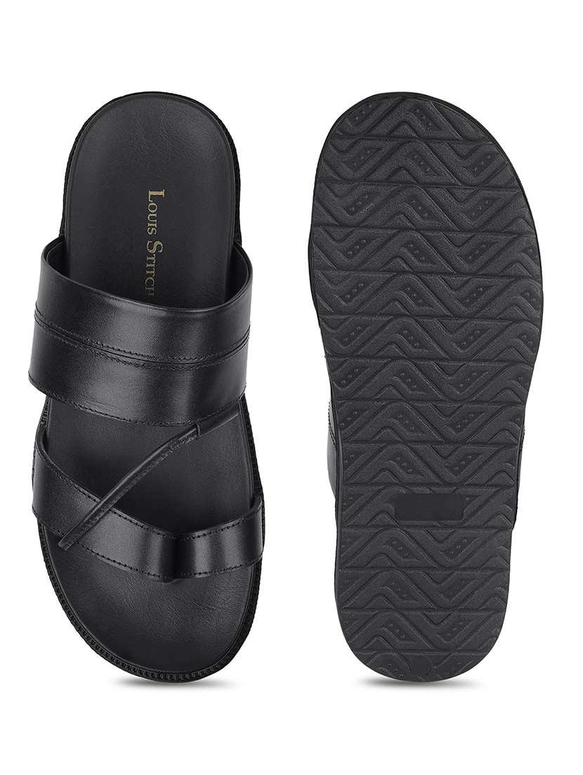 men solid one toe sandals - 21748476 -  Standard Image - 4