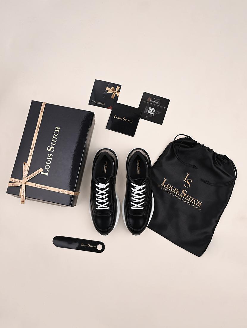 men solid lace up casual shoes - 21748534 - Standard Image - 4
