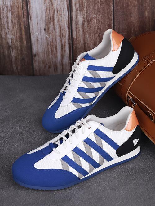 men color block lace up casual shoes - 21748535 -  Standard Image - 0