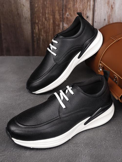 black lace up shoes - 21748561 - Standard Image - 0