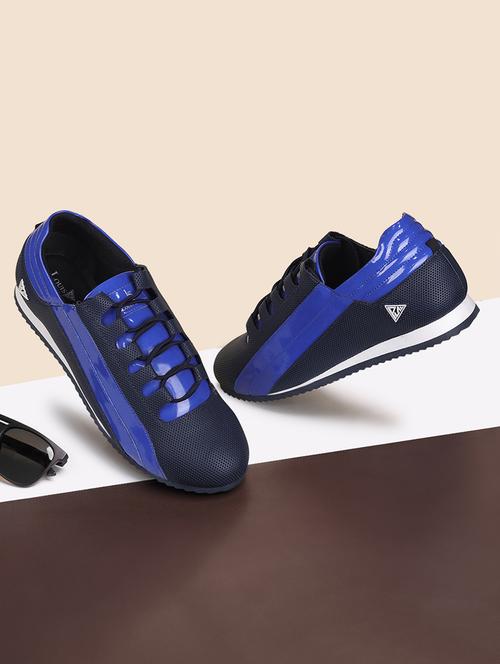 blue lace up sneakers - 21748569 -  Standard Image - 0