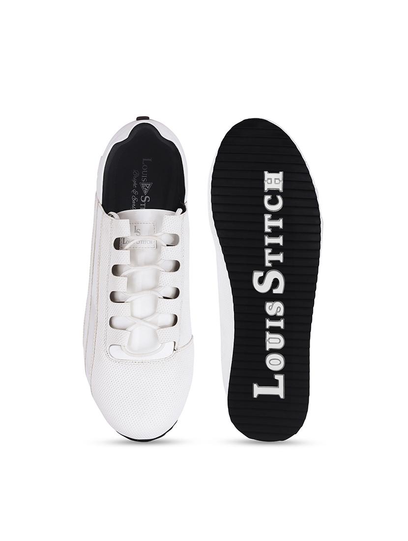 white lace up sneakers - 21748573 - Standard Image - 4