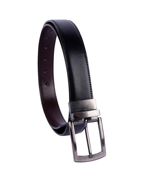 men black leatherette belt - 21748620 - Zoom Image - 0