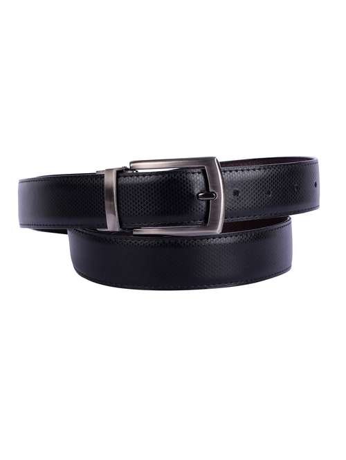 men black leatherette belt