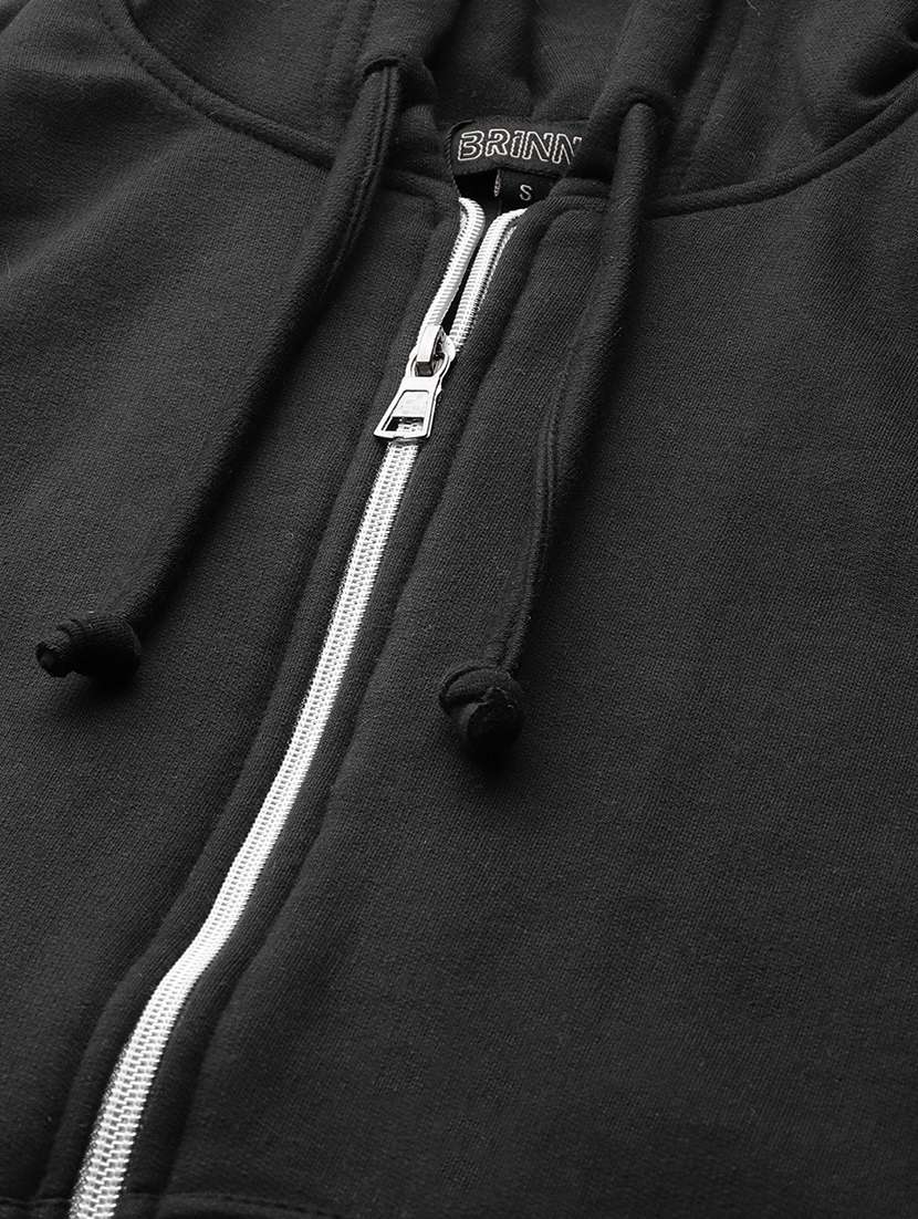 women solid sleeveless hooded regular jacket - 21748686 -  Standard Image - 4