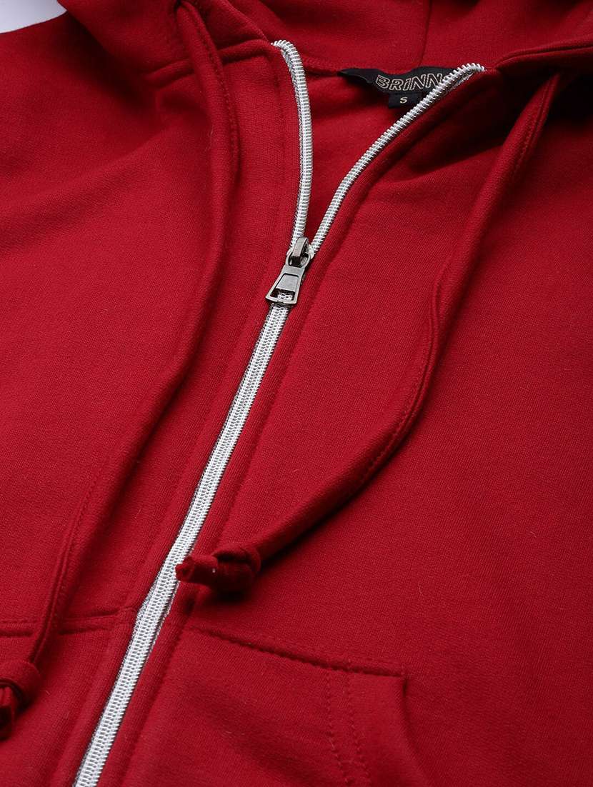 women solid sleeveeless regular hooded jacket - 21748693 -  Standard Image - 4