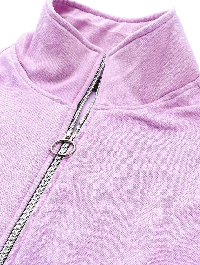 women solid sleeveless stand collar jacket - 21748753 -  Standard Image - 4