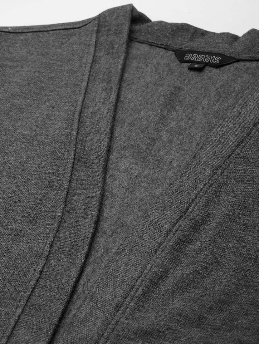 women solid long sleeves regular jacket - 21748759 -  Standard Image - 4