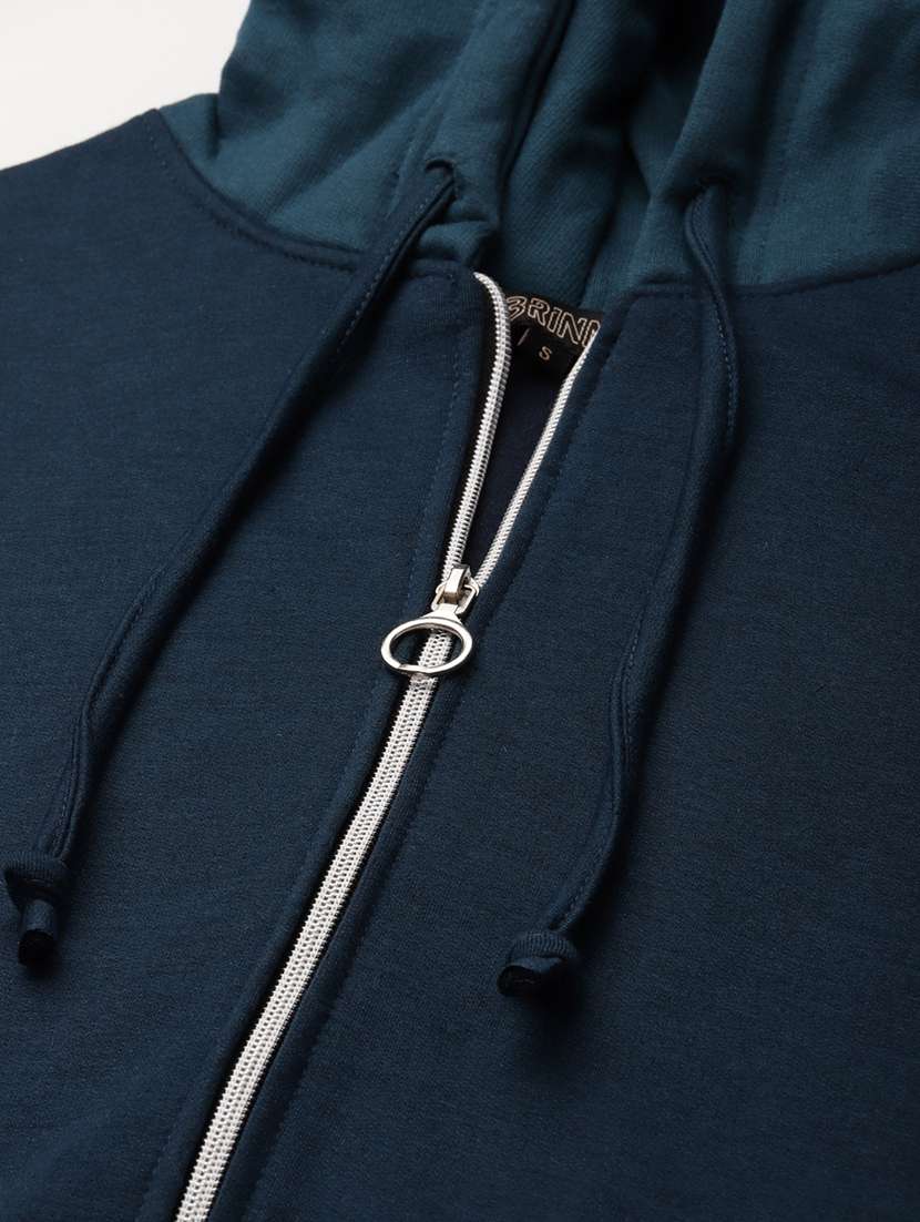 women solid long sleeves hooded jacket - 21748771 -  Standard Image - 4