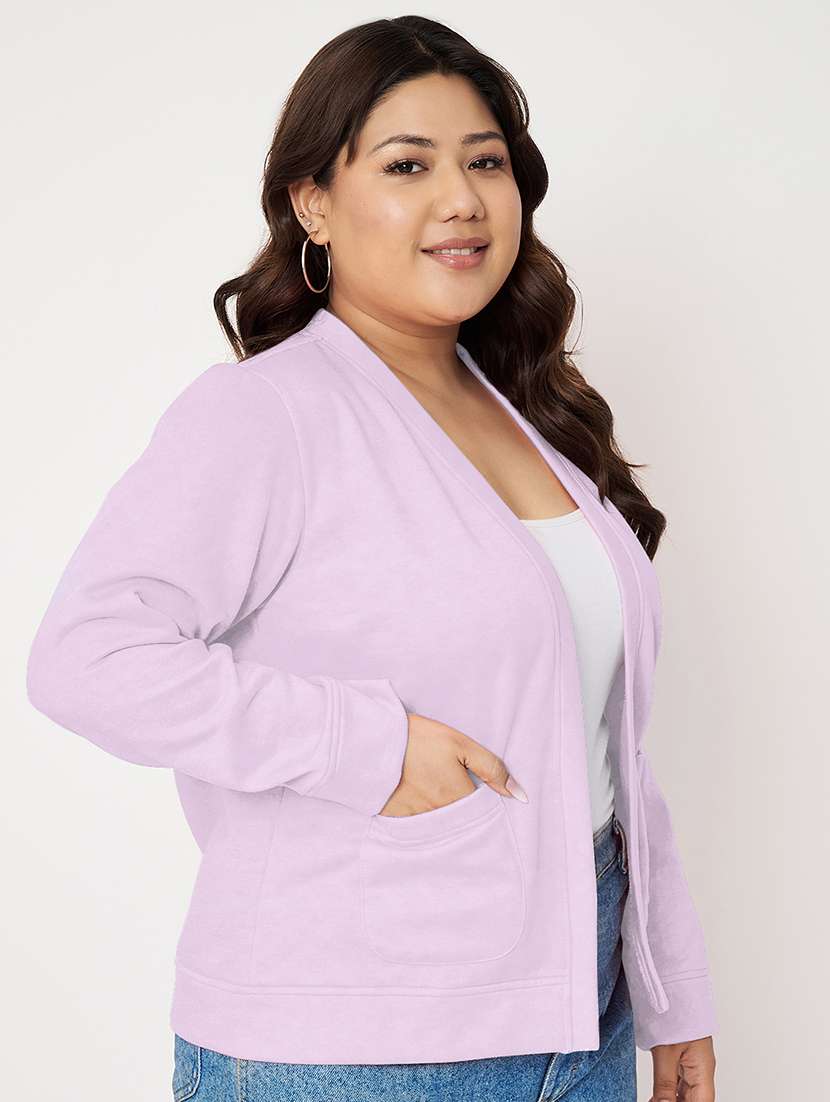 women plus size long sleeves jacket - 21748817 -  Standard Image - 1