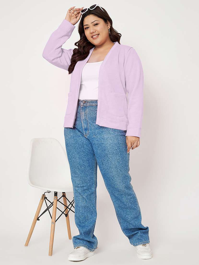 women plus size long sleeves jacket - 21748817 -  Standard Image - 4