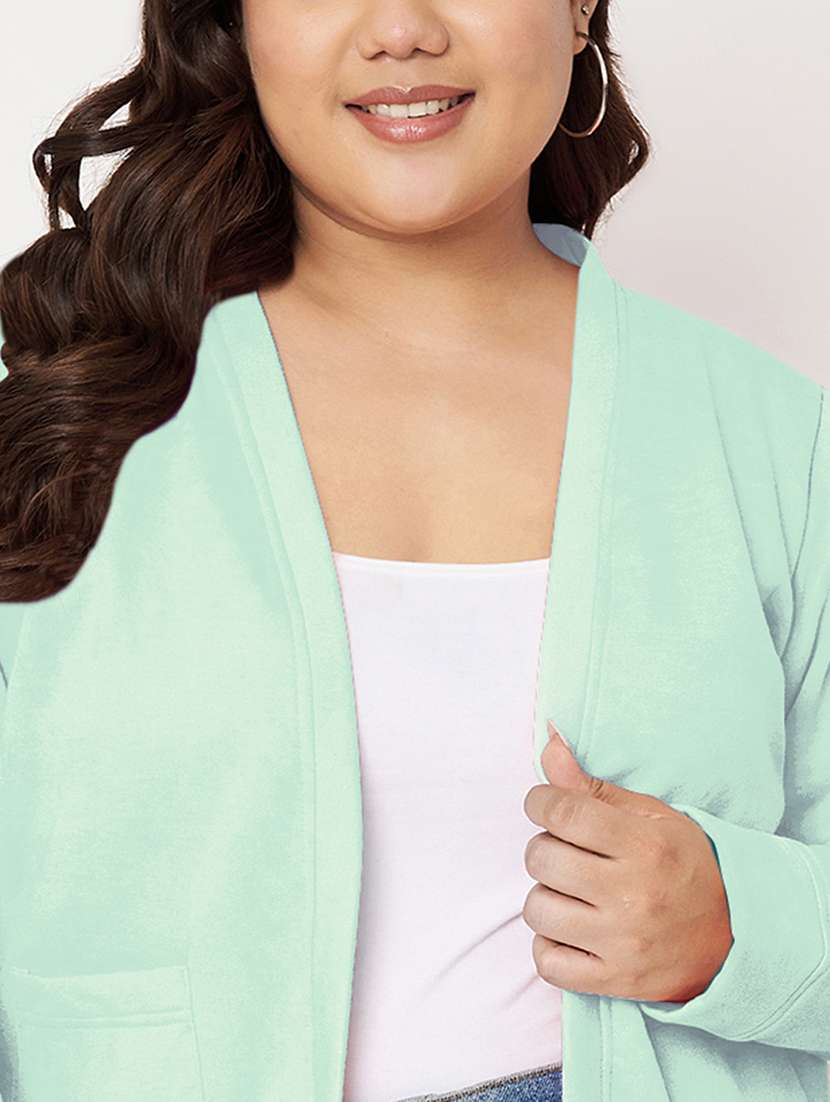 women plus size long sleeves jacket - 21748820 -  Standard Image - 6
