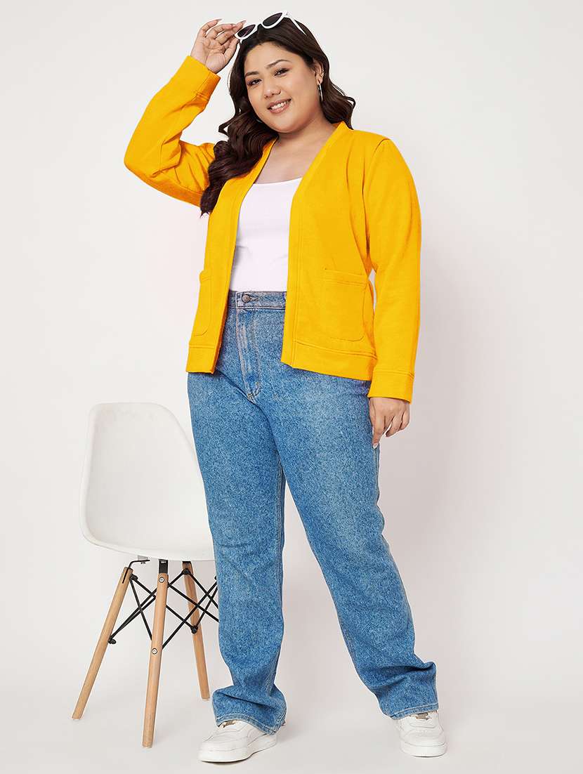 women plus size long sleeves jacket - 21748821 -  Standard Image - 4