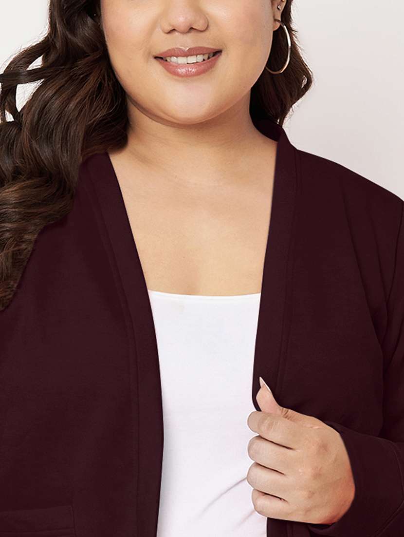 women plus size long sleeves jacket - 21748823 -  Standard Image - 6