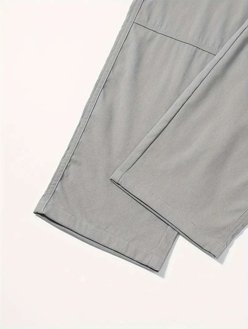 Men Solid Mid Rise Regular Fit Cargo - 21749328 -  Standard Image - 4
