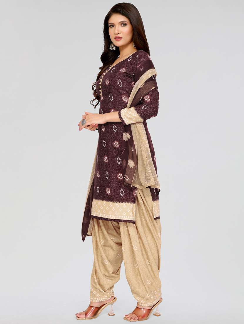 women printed unstitched suit set - 21749569 -  Standard Image - 1