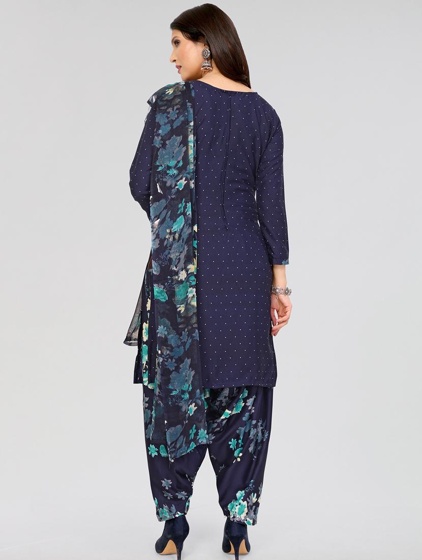 women printed unstitched salwar suit set - 21749574 - Standard Image - 4