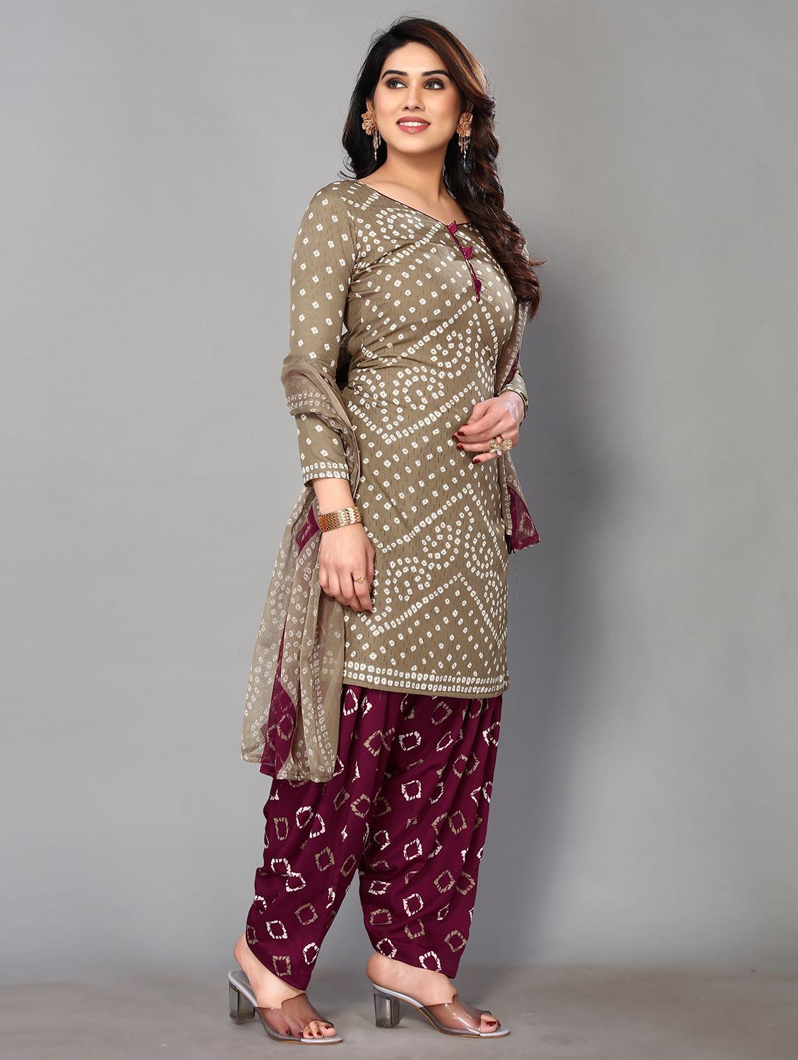 women printed unstitched salwar suit set - 21749586 - Standard Image - 1