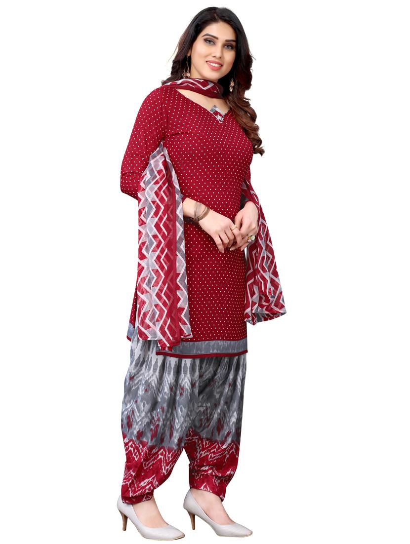 women printed unstitched salwar suit set - 21749614 -  Standard Image - 1