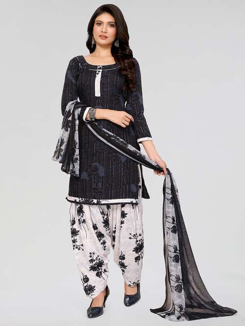 women printed unstitched suit set - 21749615 -  Standard Image - 0