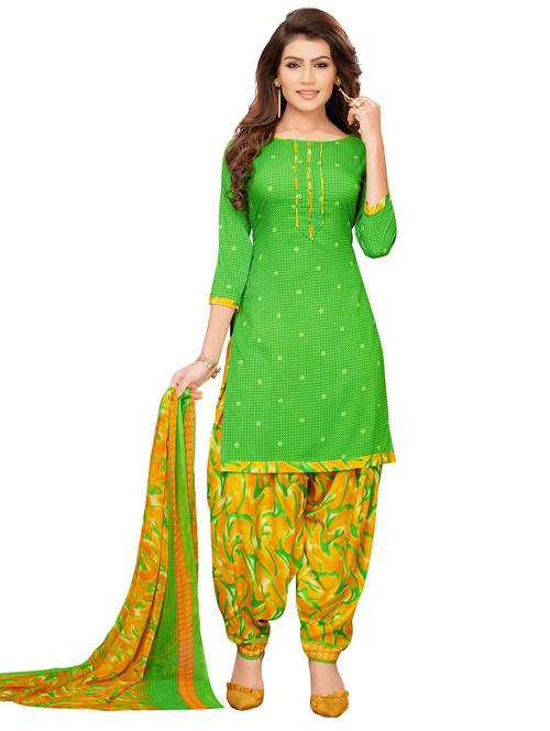 women printed unstitched suit set - 21749618 - Standard Image - 0