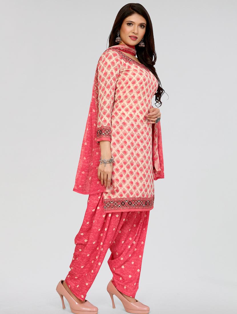women printed unstitched salwar suit set - 21749655 - Standard Image - 1