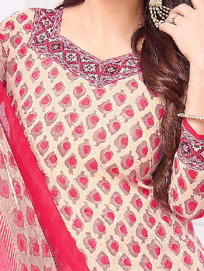women printed unstitched salwar suit set - 21749655 - Standard Image - 4