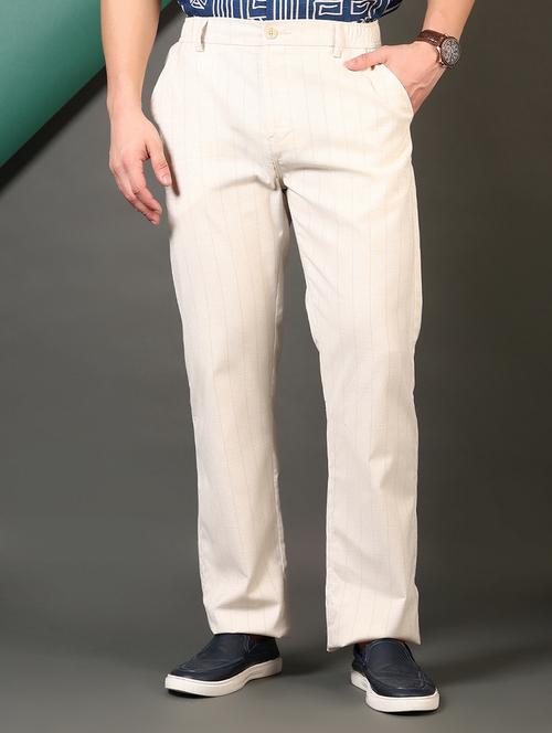 men mid rise striped chinos  - 21749672 -  Standard Image - 0