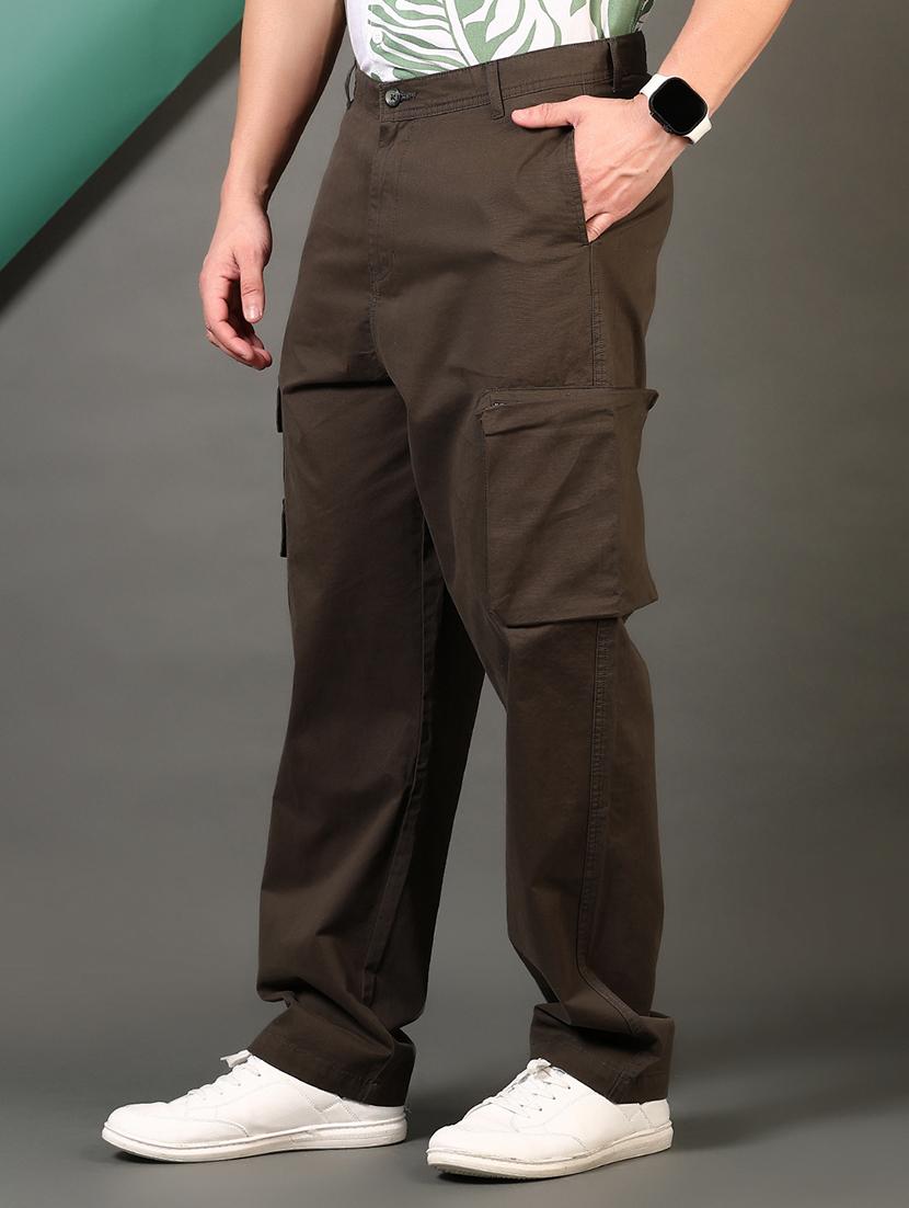 men mid rise solid cargo - 21749686 - Standard Image - 1