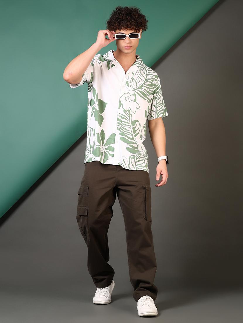men mid rise solid cargo - 21749686 - Standard Image - 4