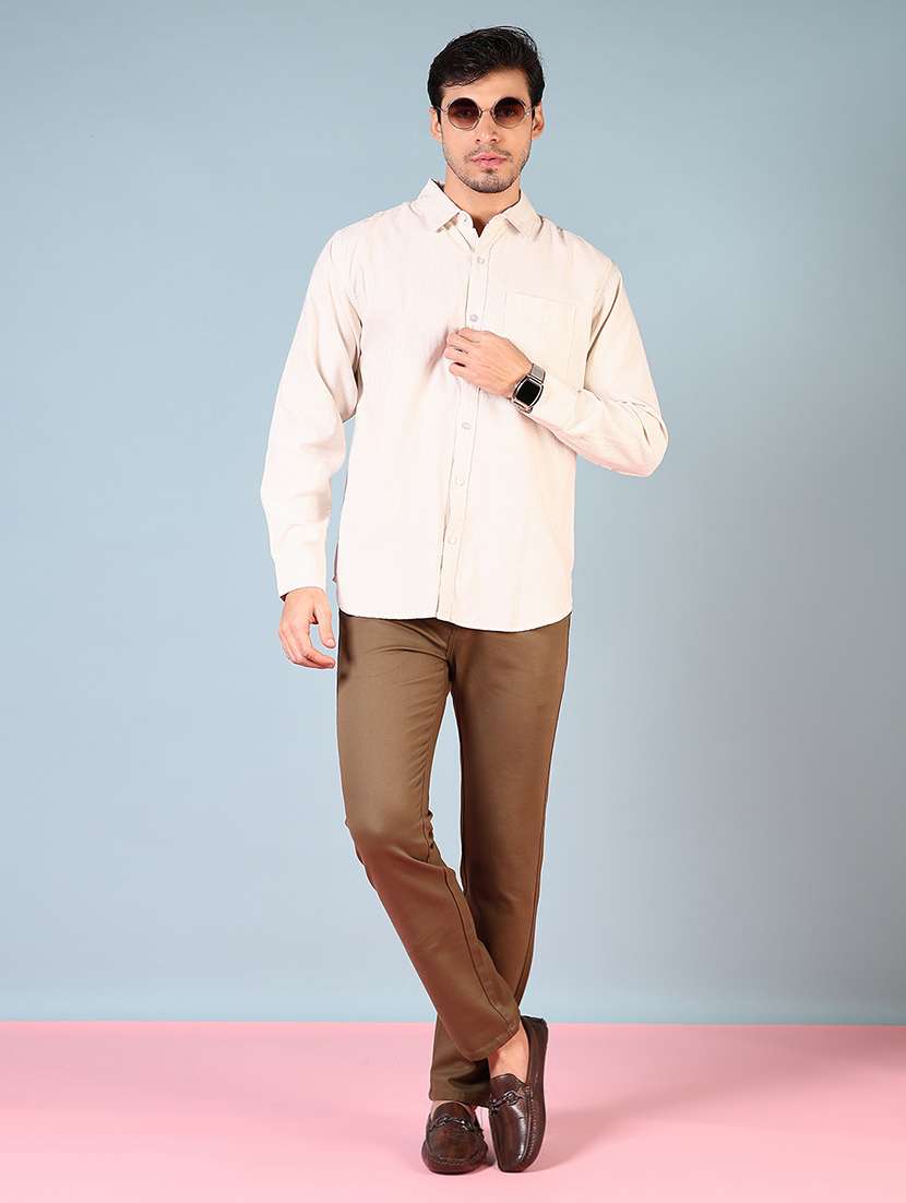 men striped long sleeve regular fit casual shirt - 21749712 -  Standard Image - 4