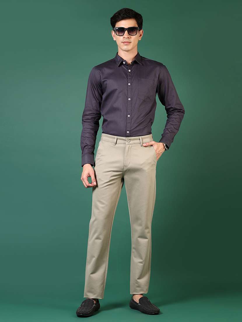 men solid long sleeve regular fit formal shirt - 21749721 -  Standard Image - 4