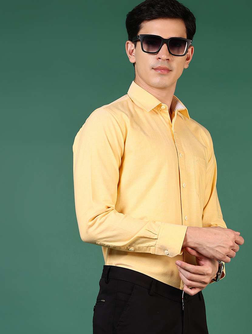men solid long sleeve regular fit formal shirt - 21749730 -  Standard Image - 1