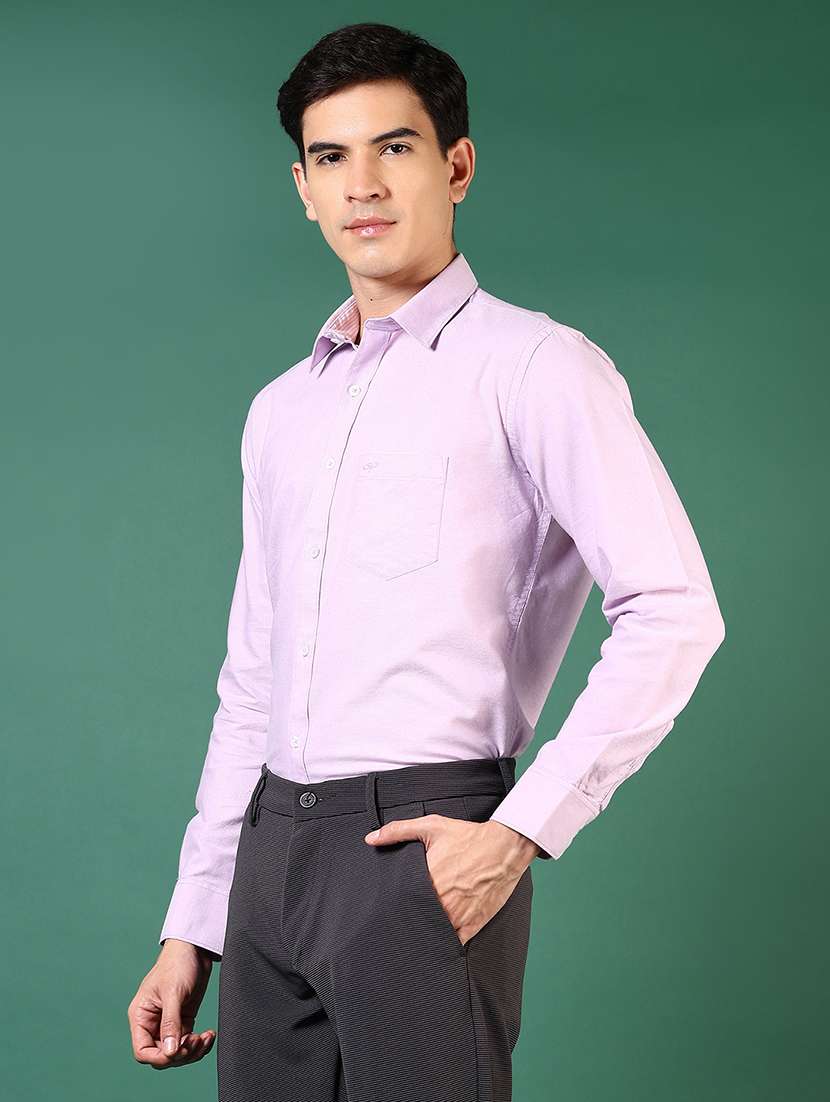 men solid long sleeve regular fit formal shirt - 21749733 -  Standard Image - 1