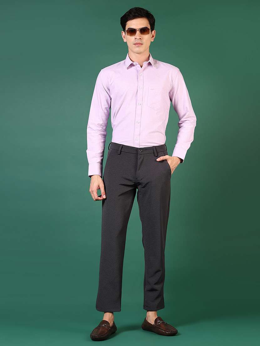 men solid long sleeve regular fit formal shirt - 21749733 -  Standard Image - 4