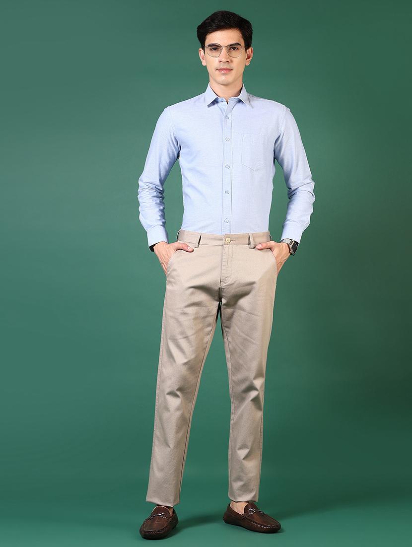 men long sleeves solid casual shirt - 21749734 - Standard Image - 4