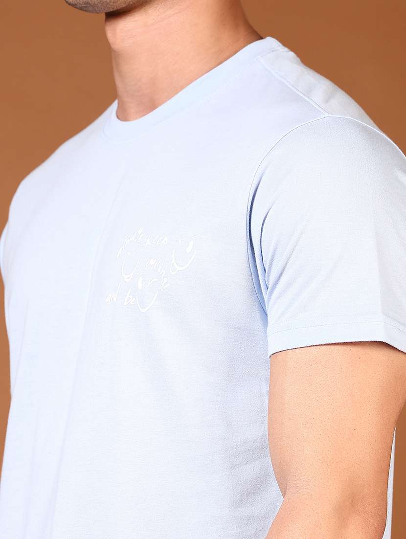 men round neck front & back print t-shirt - 21749820 - Standard Image - 4