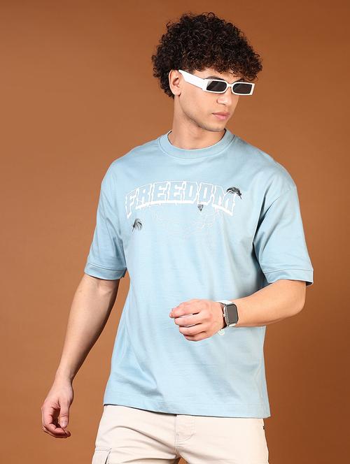 men short sleeves front & back printed t-shirt - 21749826 - Standard Image - 0