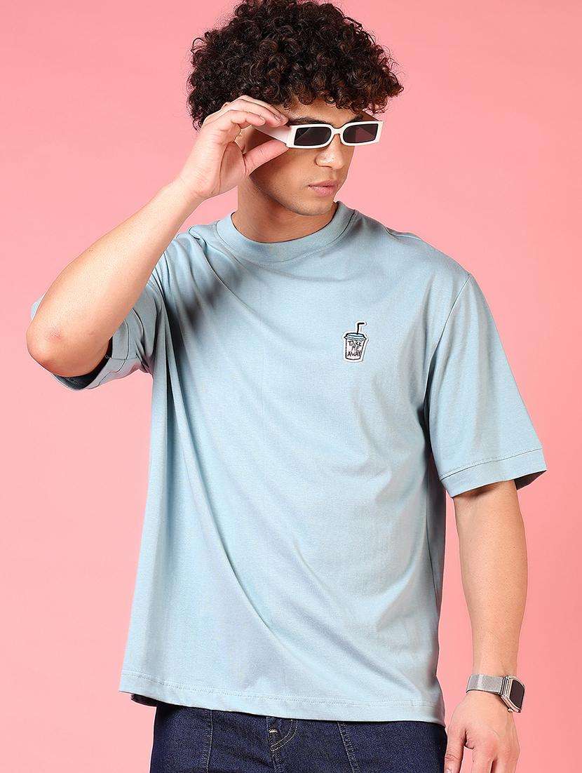 men back print short sleeves t-shirt - 21749838 -  Standard Image - 1