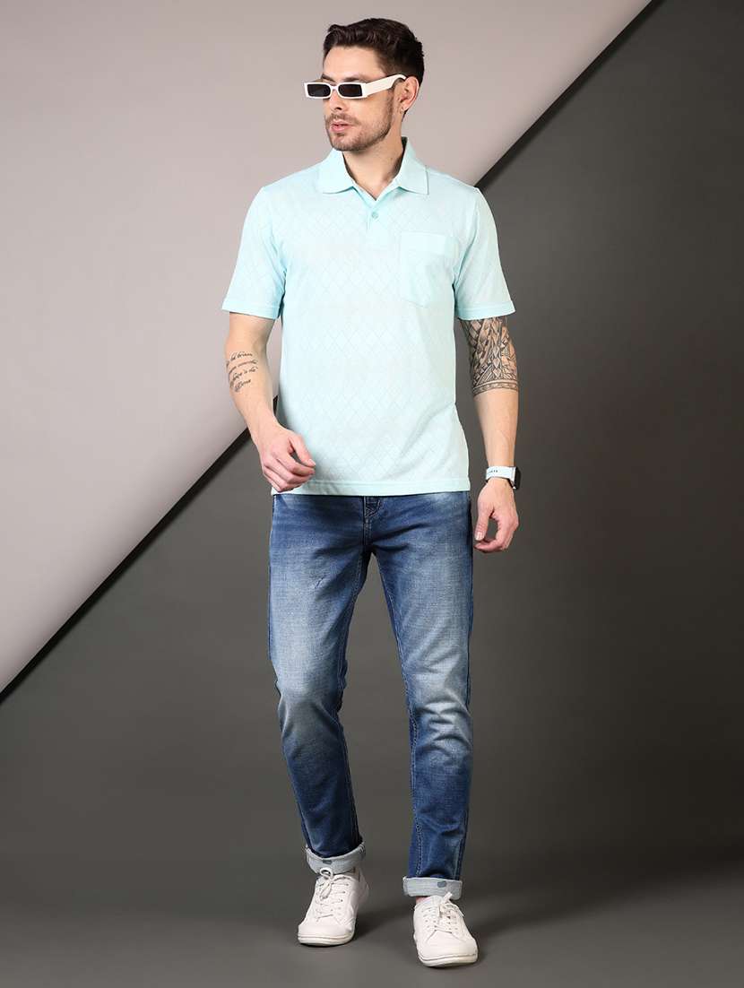 men solid mid rise slim fit jean - 21749859 -  Standard Image - 4